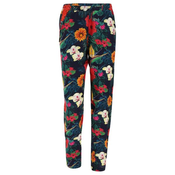 Freddy Wide-leg trousers in floral pattern satin, Μέγεθος: S