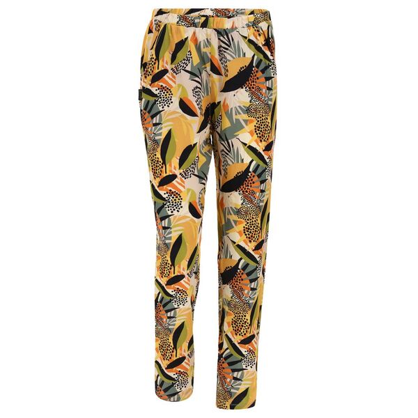 Freddy Wide-leg trousers in floral pattern satin Γυναικείο Παντελόνι, Μέγεθος: L