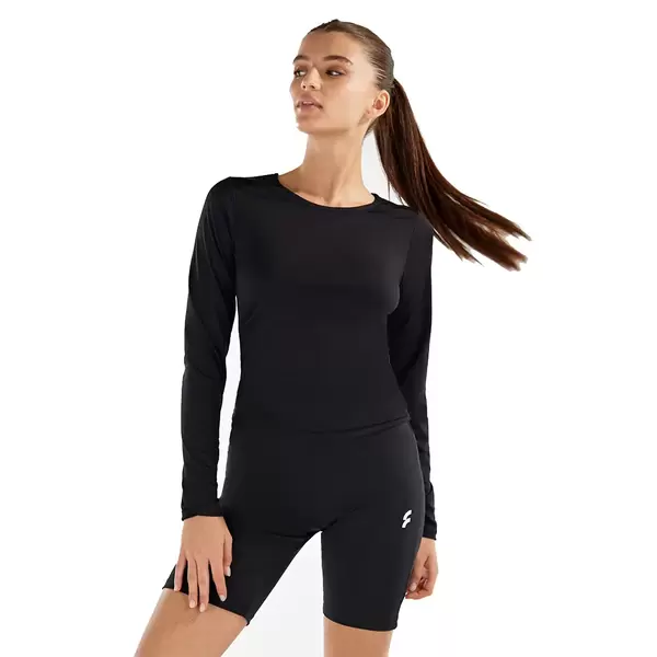 Freddy Slim-fit long sleeve t-shirt in stretch polyester Γυναικείο Μακρυμανικο, Μέγεθος: M