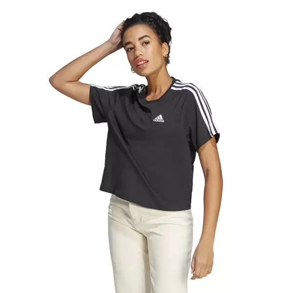 Adidas 3s Crop Top Γυναικείο Κοντομάνικο, Μέγεθος: XS