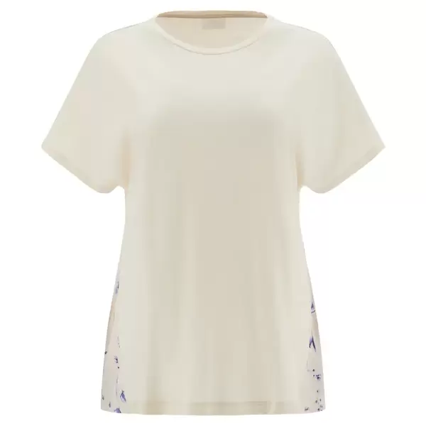 Freddy Modal jersey t-shirt with blue floral inserts on the hips, Μέγεθος: S
