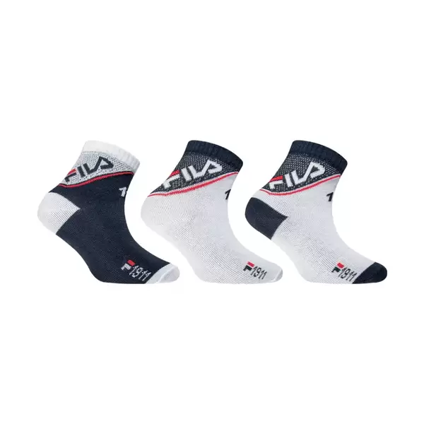 Fila Quarter Plain Socks Unisex Κάλτσες, Μέγεθος: 35-38