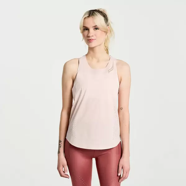 Saucony Pinnacle Tank Γυναικείο Αμάνικο, Μέγεθος: XS