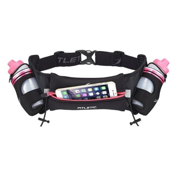 Fitletic Hydration Belt 16oz Unisex Waist Bag, Size: S, 2 image