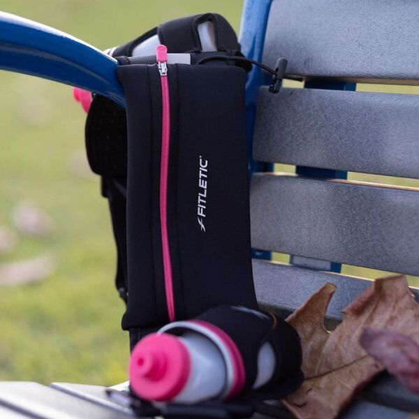 Fitletic Hydration Belt 16oz Unisex Waist Bag, Size: S, 3 image