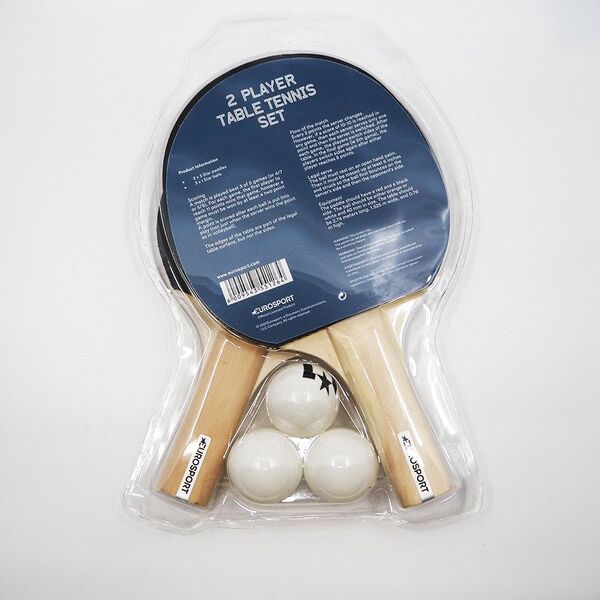 Eurosport 2player Tabletennis Set3 Ρακέτα Πίγκ Πόγκ, Μέγεθος: 1, 2 image